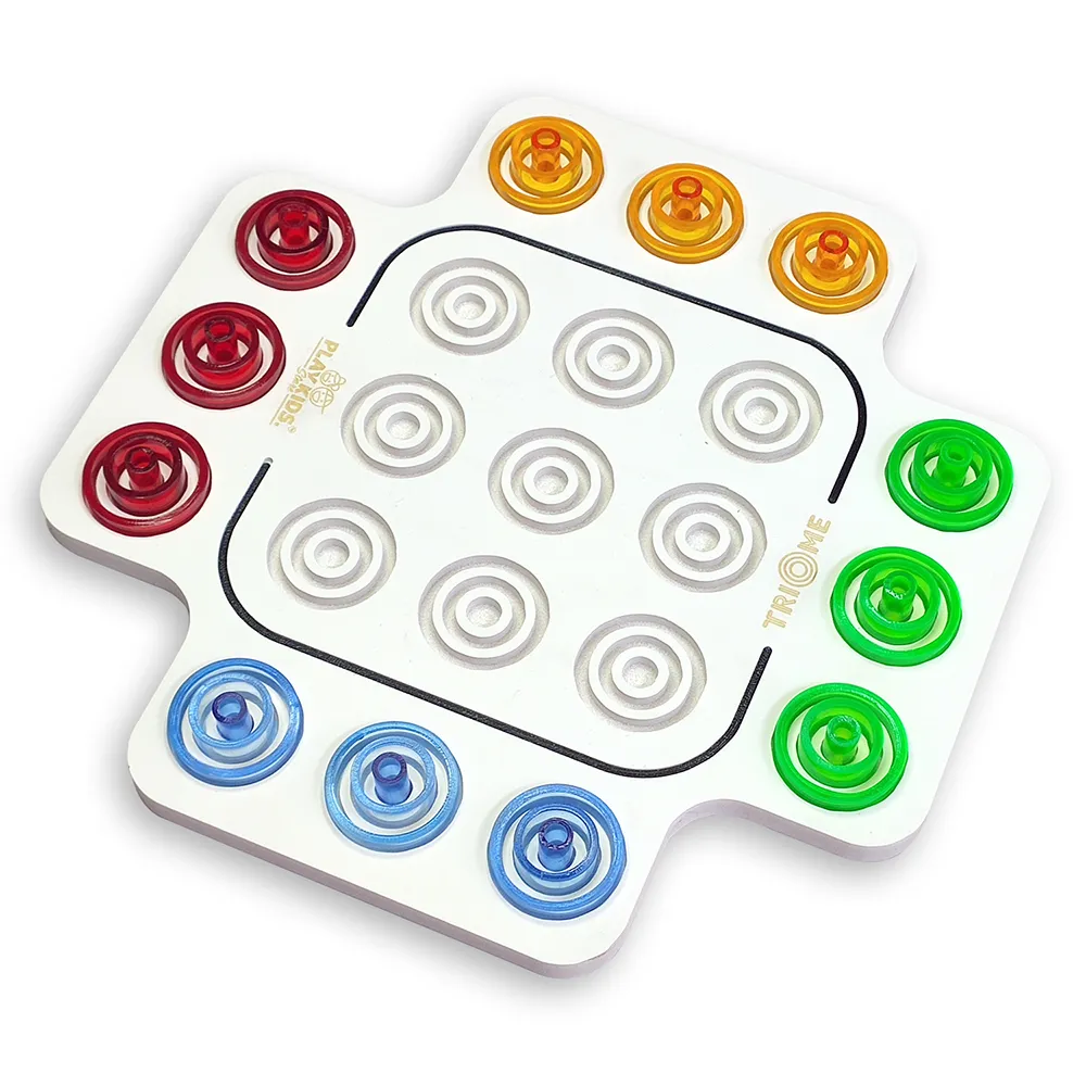 OtriMe | Trio-Me | OtriO | Trio-Me 3D | Tri-Ominos | Triome | 2-3-4 Player Board Game