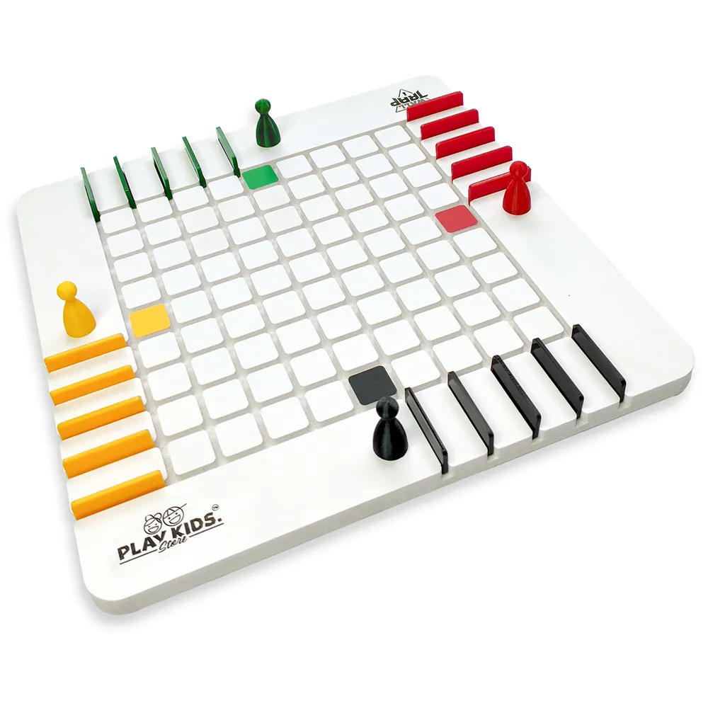 Wall Trap Corridor 11.5.", Premium WPC 2-4 Players Table Top Wooden Playwood Board Game Gift Toys Chinese Checker Chess Board